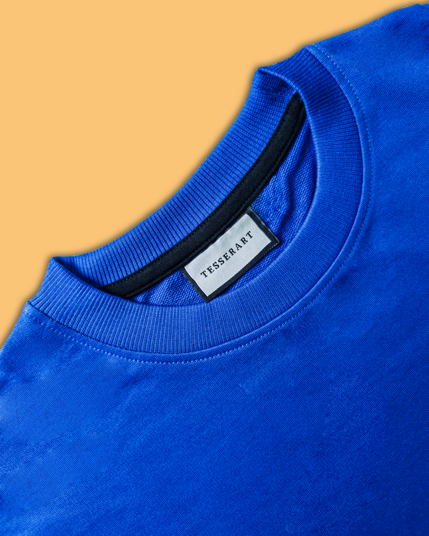 Solid Blue Oversized Fit T-shirt