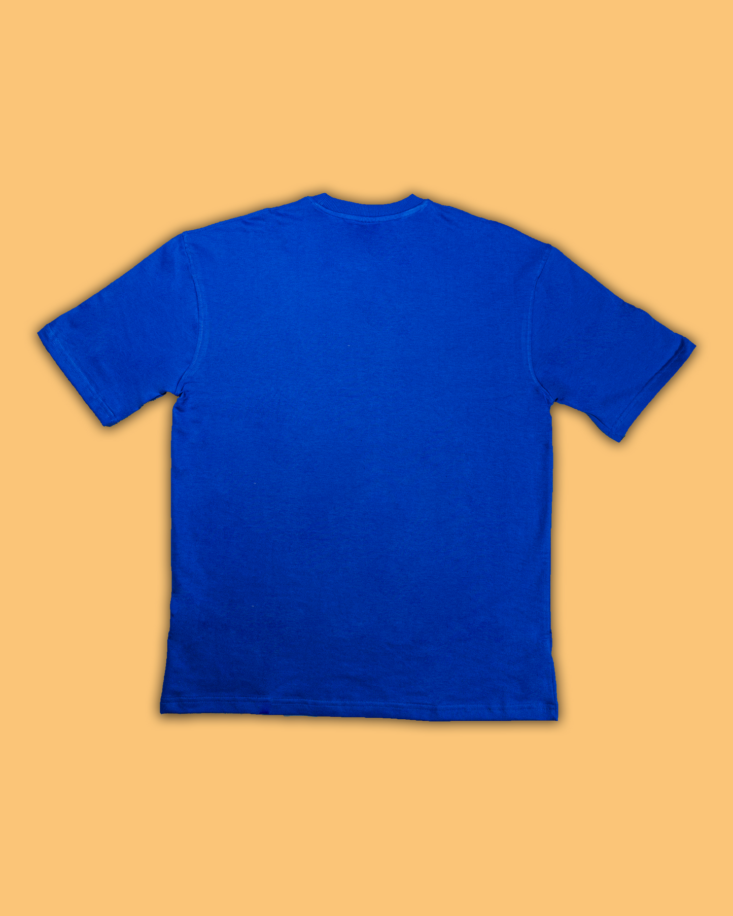 Solid Blue Oversized Fit T-shirt