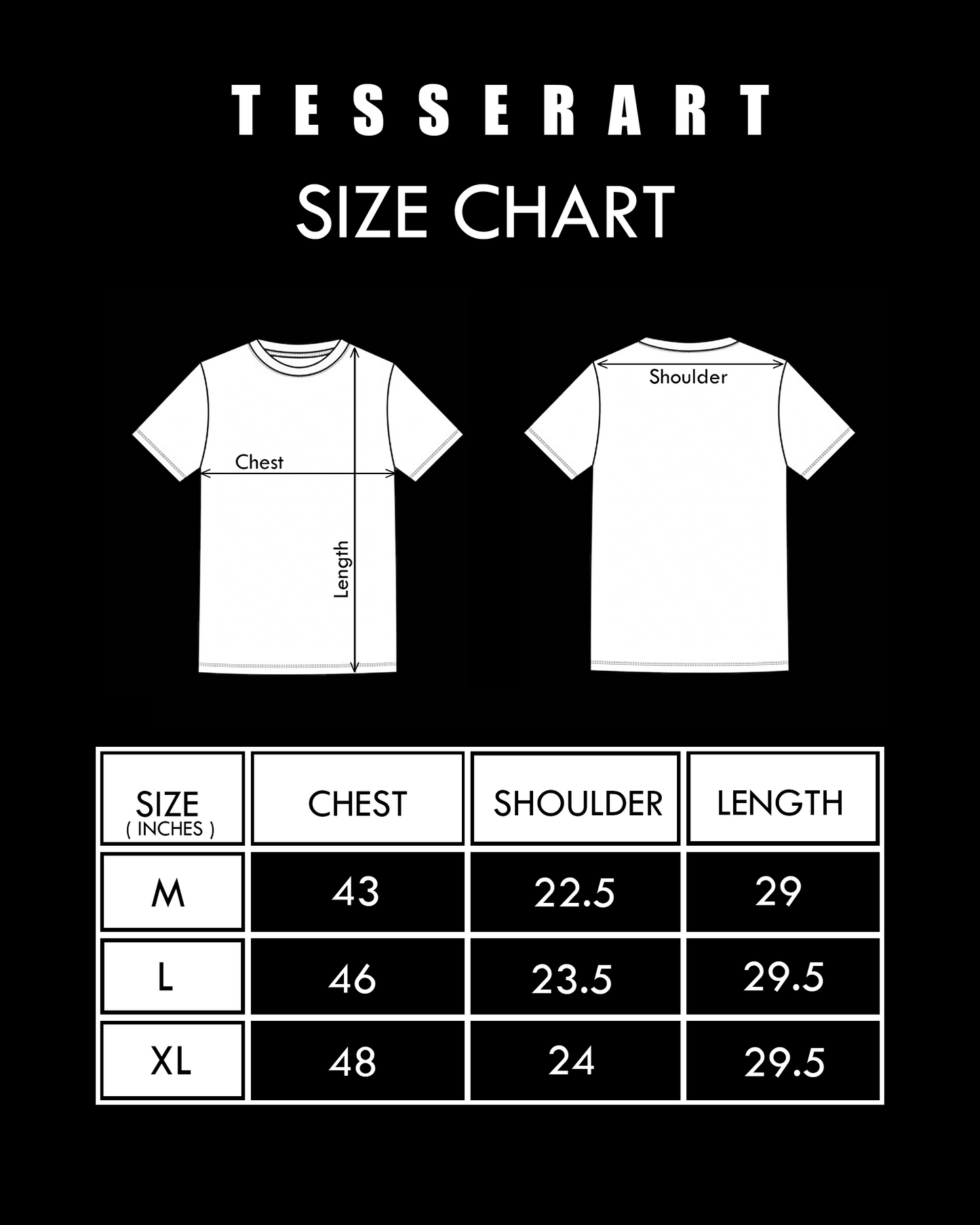 Solid Black Oversized Fit T-shirt