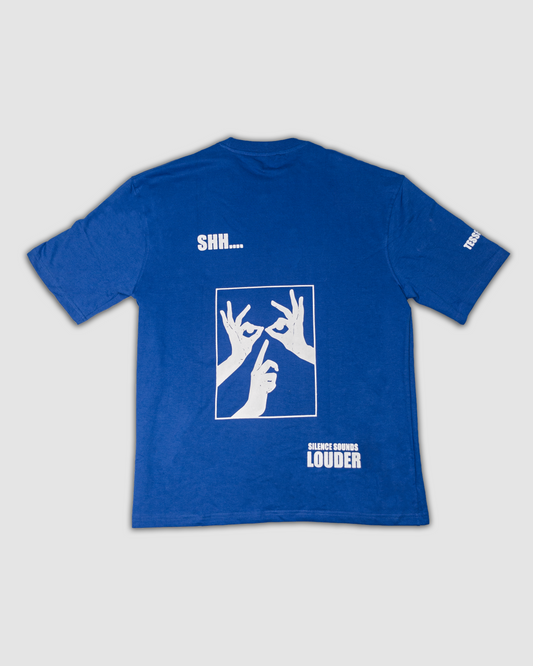 Royal Blue Oversized Fit T-shirt