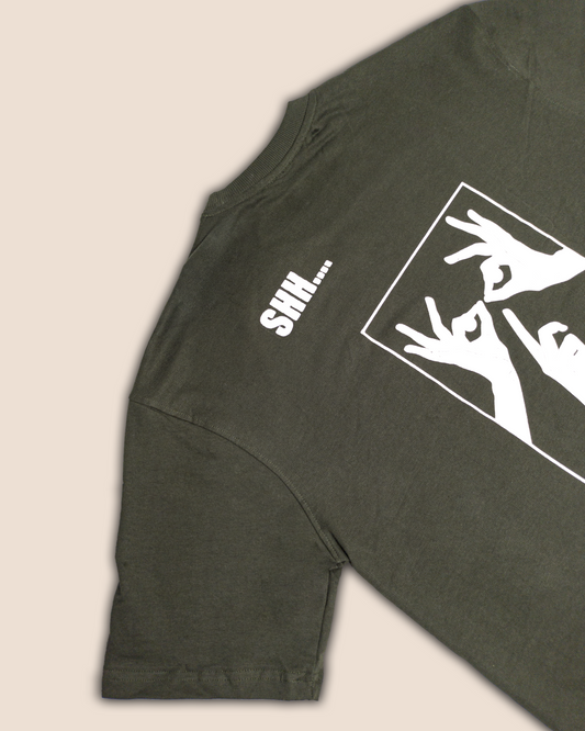 Olive green Oversized Fit T-shirt