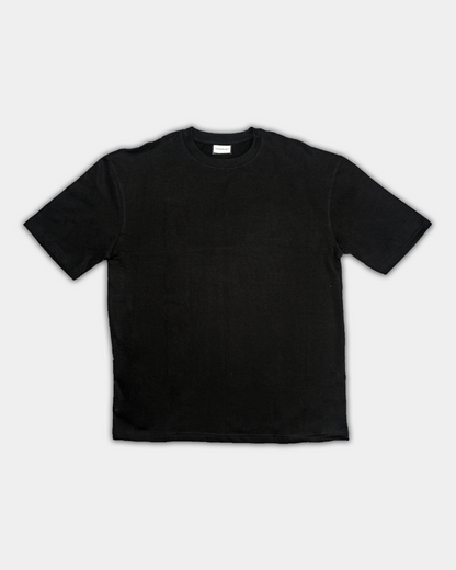 Solid Black Oversized Fit T-shirt