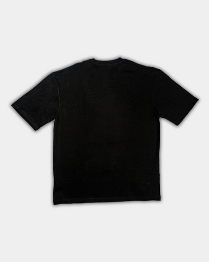 Solid Black Oversized Fit T-shirt