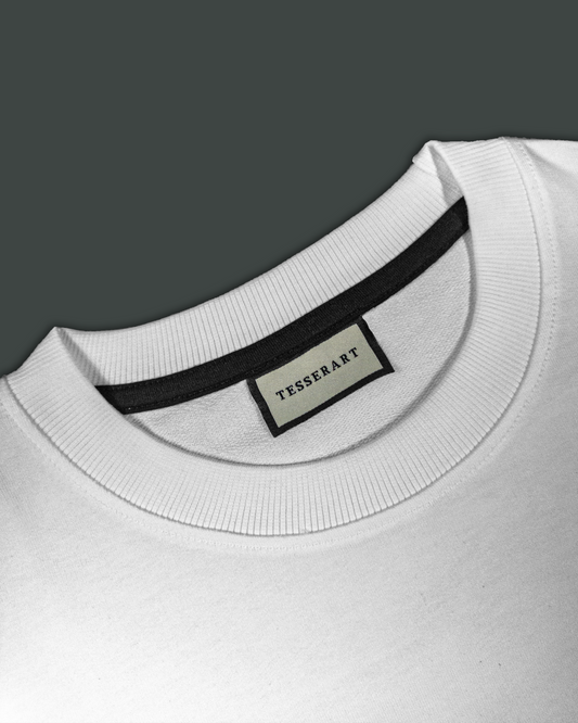 Solid White  Oversized Fit T-shirt