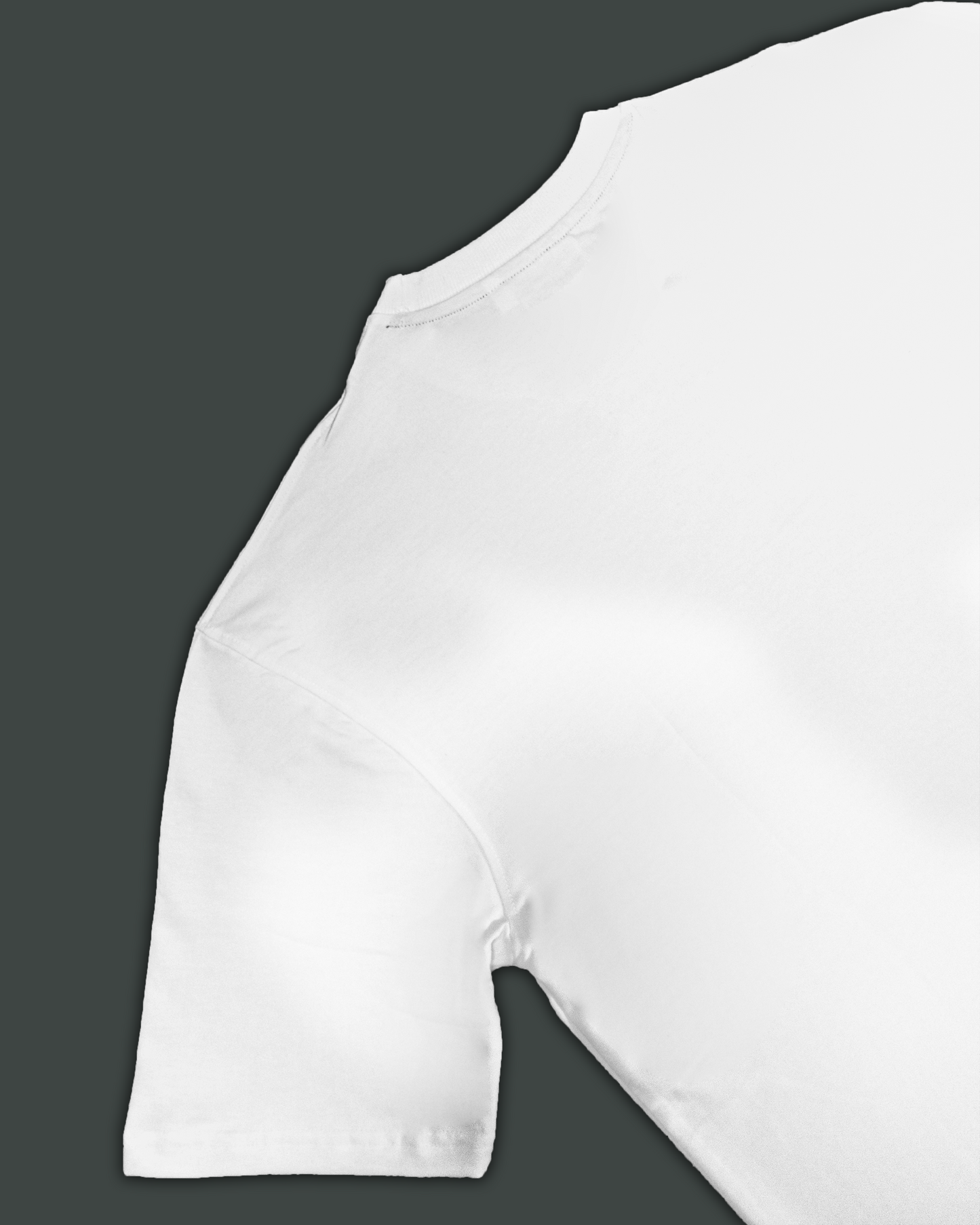 Solid White  Oversized Fit T-shirt
